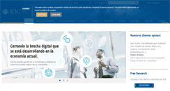 Desktop Screenshot of idcspain.com